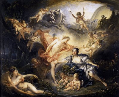 Apollo Rivela la sua Divinità alla Pastorella Isse da François Boucher